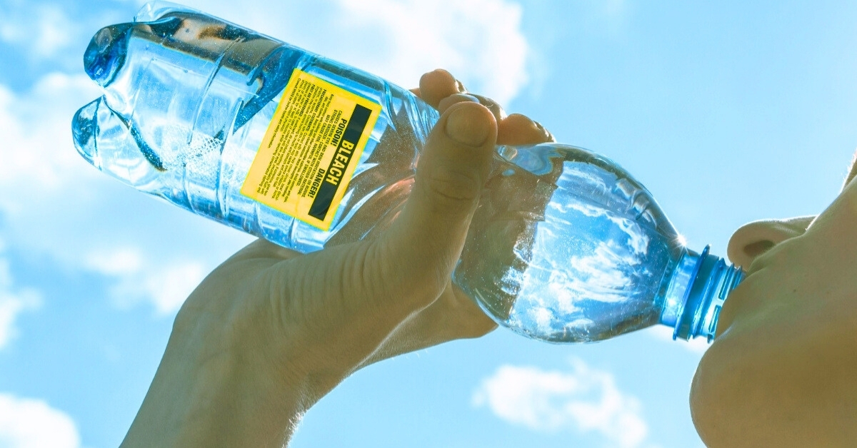 Folks drink bleach for ‘well being’ (please do not)