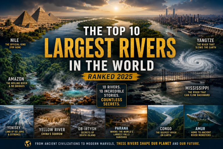 Top 10 Largest Rivers in the World (Ranked 2025)