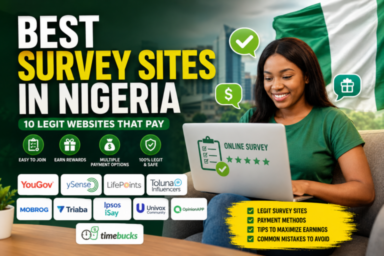 Best Survey Sites in Nigeria (2026): 10 Legit Websites That Pay