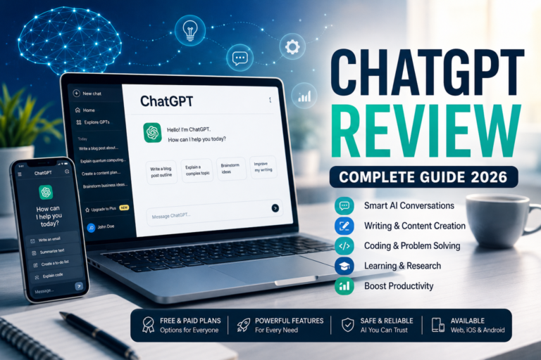 OpenAI ChatGPT Review (2026): Features, Pricing, Safety, Pros & Cons OpenAI ChatGPT Review (2026): Features, Pricing, Safety, Pros & Cons